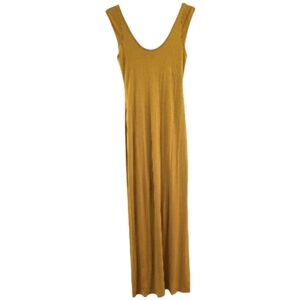 Weston Wear Julienne W Golden Sleeveless Maxi Dress - Size XS